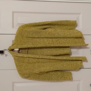 Yellow/Black shirt sweater shrug